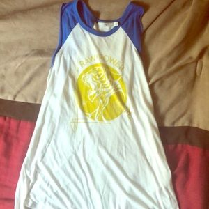 Obey Baseball Tee Cut Out Tank Top